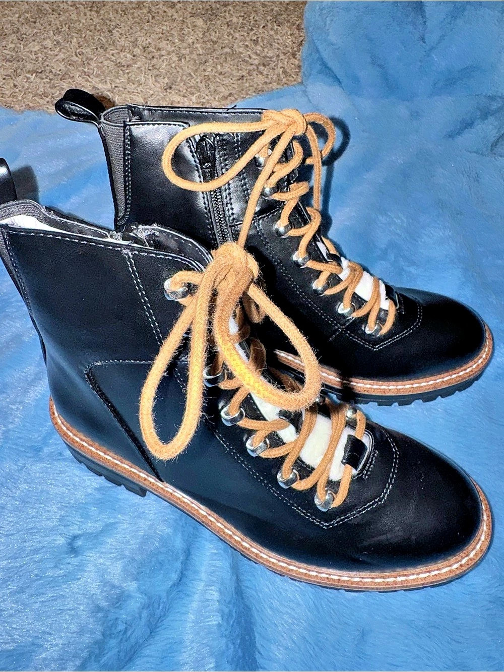 A New Day Winter Combat Boots Black US 7.5 NWT